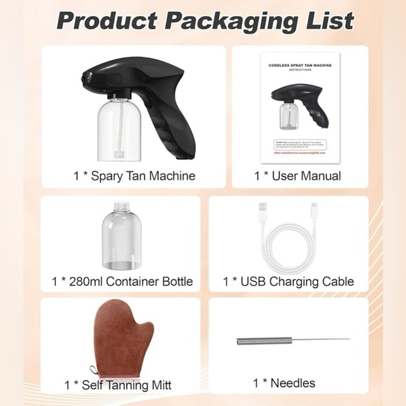 Fine Mist Portable Spray Tan Machine - Picture 9 of 11